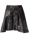 ANDREA BOGOSIAN PALACE LEATHER SKIRT