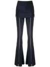 ANDREA BOGOSIAN CUT OUT FLARED TROUSERS