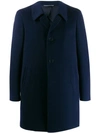 CANALI OVERSIZED COLLAR SINGLE-BREASTED COAT