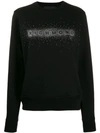 JOHN RICHMOND EMBELLISHED LOGO SWEATSHIRT