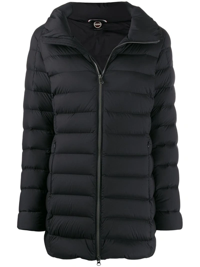 Colmar Feather Down Parka Coat In Black