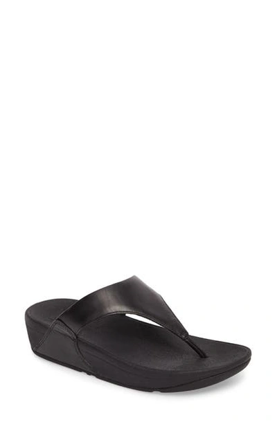 Fitflop Lulu Flip Flop In All Black