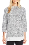 VINCE CAMUTO BOUCLE KNIT TOP,9059669