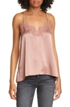 CAMI NYC THE RACER SNAKE PRINT SILK CAMISOLE,RACER CHARMEUSE