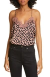 CAMI NYC THE RACER LACE TRIM SILK CAMISOLE,RACER CHARMEUSE