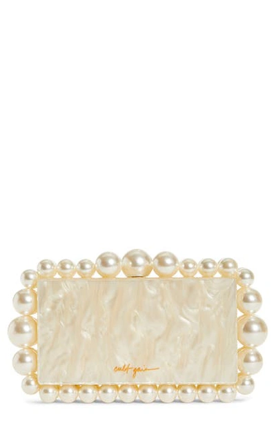Cult Gaia Eos Acrylic Box Clutch In Pearl ModeSens
