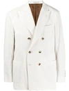 Brunello Cucinelli Corduroy Blazer In C2976 White