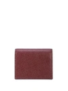 THOM BROWNE THOM BROWNE DOUBLE SIDED CARD HOLDER - ROT
