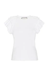 ALEXIS CASSIS RUFFLED JERSEY TOP,775235