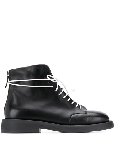 MARSÈLL LACE-UP ANKLE BOOTS