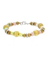 2028 Acrylic Multi Bead Bracelet In Multi