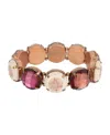 2028 Amethyst Stretch Bracelet In Purple