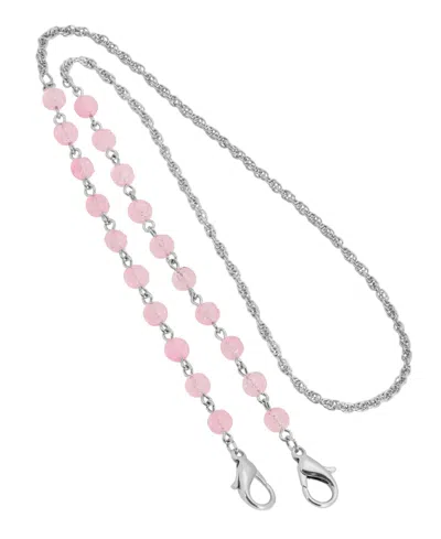 2028 Bead Mask Holder In Pink