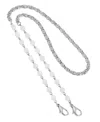 2028 Bead Mask Holder In White