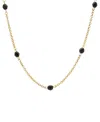 2028 Beaded Necklace In Black