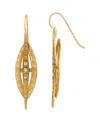 Shop 2028 Crystal Art Deco Drop Earrings In Yellow