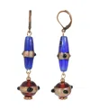 2028 Drop Earrings In Blue