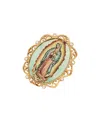 2028 Enamel Our Lady Of Guadalupe Oval Pin In Multi