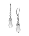 2028 FACETED CRYSTAL DROP EARRINGS