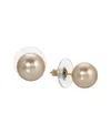 2028 Faux Cultivated Pearl Stud Earrings In White