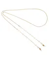 2028 Gold-tone Cross Link Eyeglass Holder In Yellow