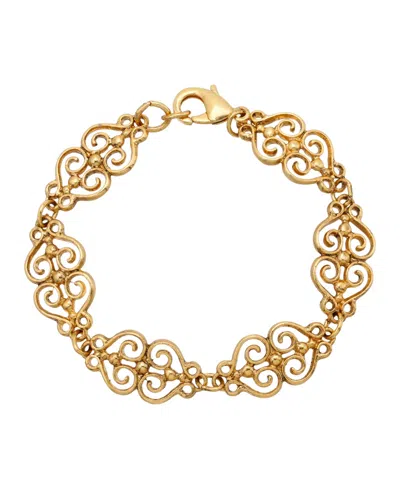 2028 Gold-tone Filigree Bracelet