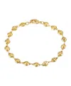 2028 Gold-tone Happy Face Chain Bracelet In Gold