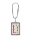 2028 Initial A-z Floral Key Fob In Multi-d