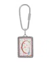 2028 Initial A-z Floral Key Fob In Multi-g