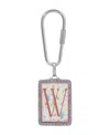 2028 Initial A-z Floral Key Fob In Multi-w