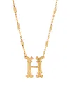 2028 Initial Necklace In Yellow-h