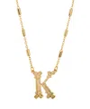 2028 Initial Necklace In Yellow-k