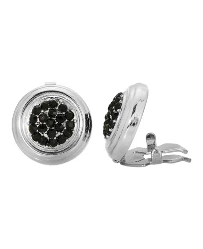 2028 Pave Button Covers In Black