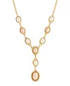 2028 Pink Imitation Pearl Y-necklace In Pink