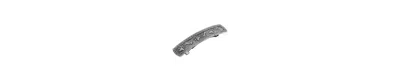2028 Silver Tone Bone And Paw Barrette In Gray