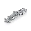 2028 Silver-tone Crystal Small Barrette In Silver