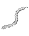 2028 Silver Tone Heart Link Bracelet In Silver-ton