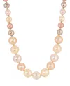 2028 Silver-tone Multi Color Imitation Pearl Necklace In Multi