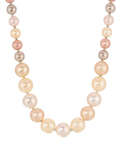 2028 Silver-tone Multi Color Imitation Pearl Necklace