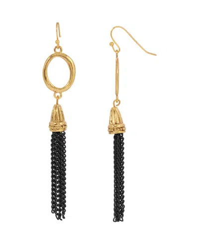2028 Tassel Earrings In Two-tone