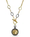 2028 Toggle Cameo Necklace In Multi