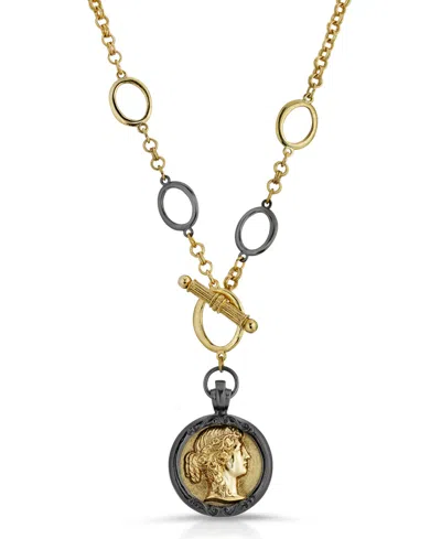 2028 Toggle Cameo Necklace In Multi