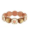 2028 Topaz Stretch Bracelet In Multi