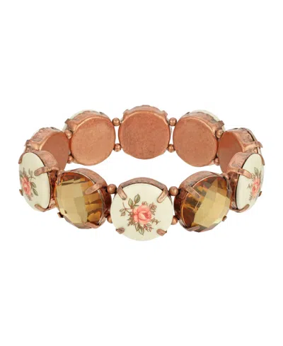 2028 Topaz Stretch Bracelet In Multi