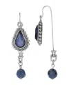 2028 Women's Blue Teardrop Earrings In Blue