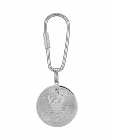 2028 Women's Cancer Key Fob In Silver-tone