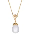 2028 Women's Clear Egg Drop Necklace In No Color