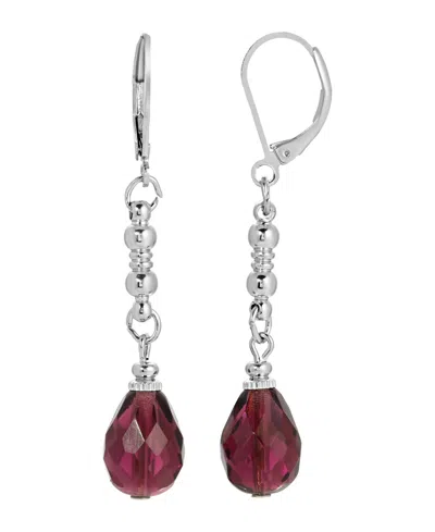 2028 Women's Drop Earrings In Purple