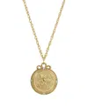 2028 Women's Gold Tone Flower Of The Month Narcissus Necklace In Gold Tone
