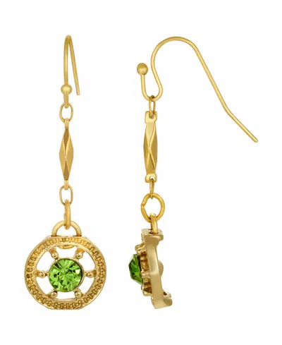 2028 Women's Green Drop Earrings